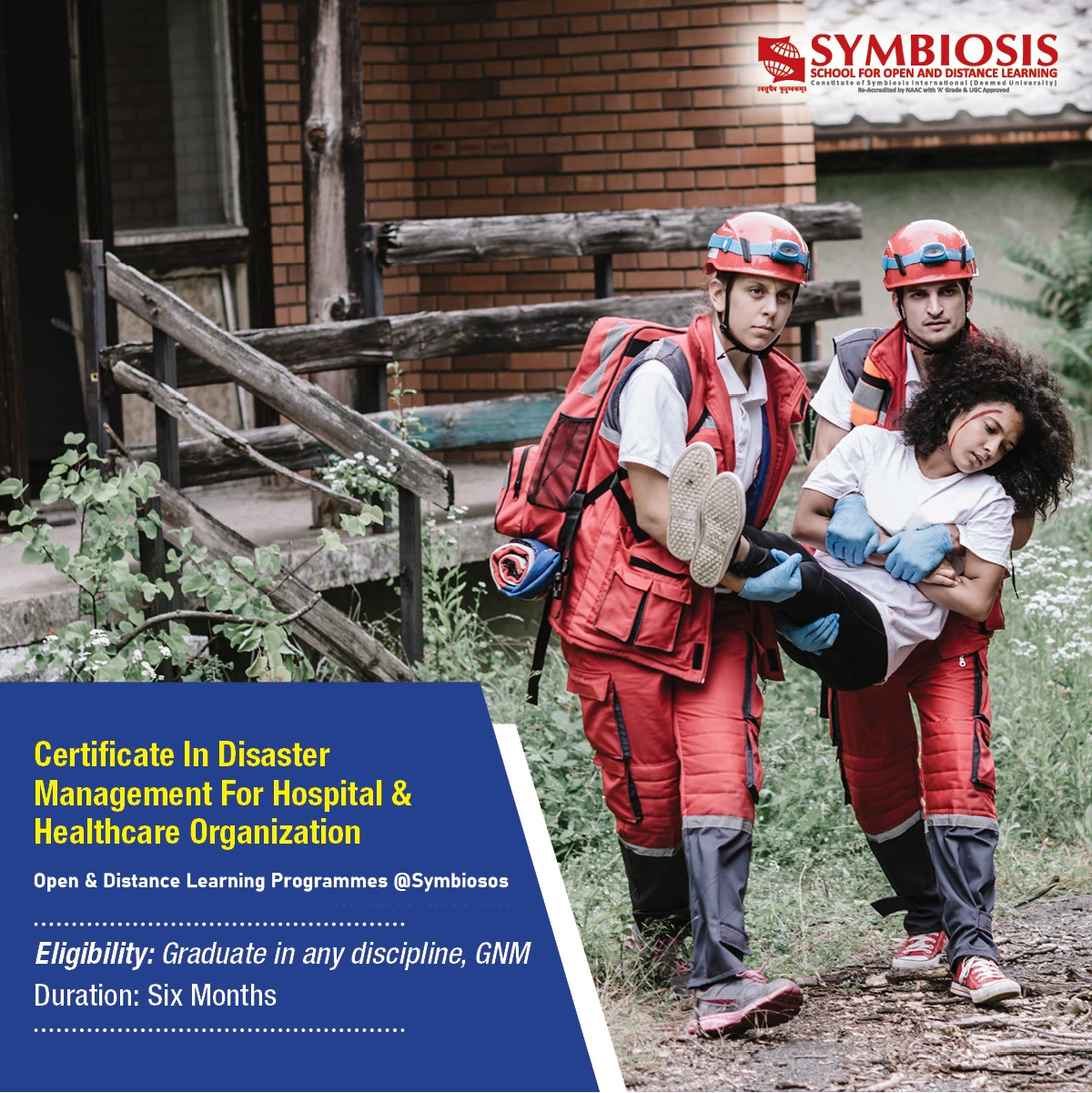 Certificate in Disaster Management for Hospital & Healthcare Organization (CDMHHO)