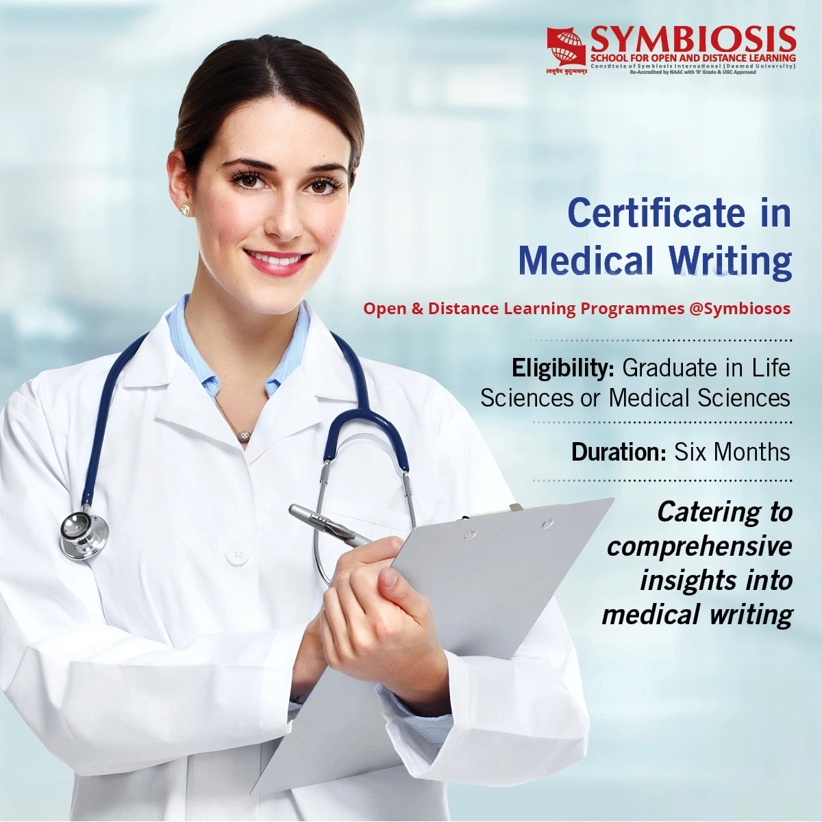 Certificate in Medical Writing (CMW)